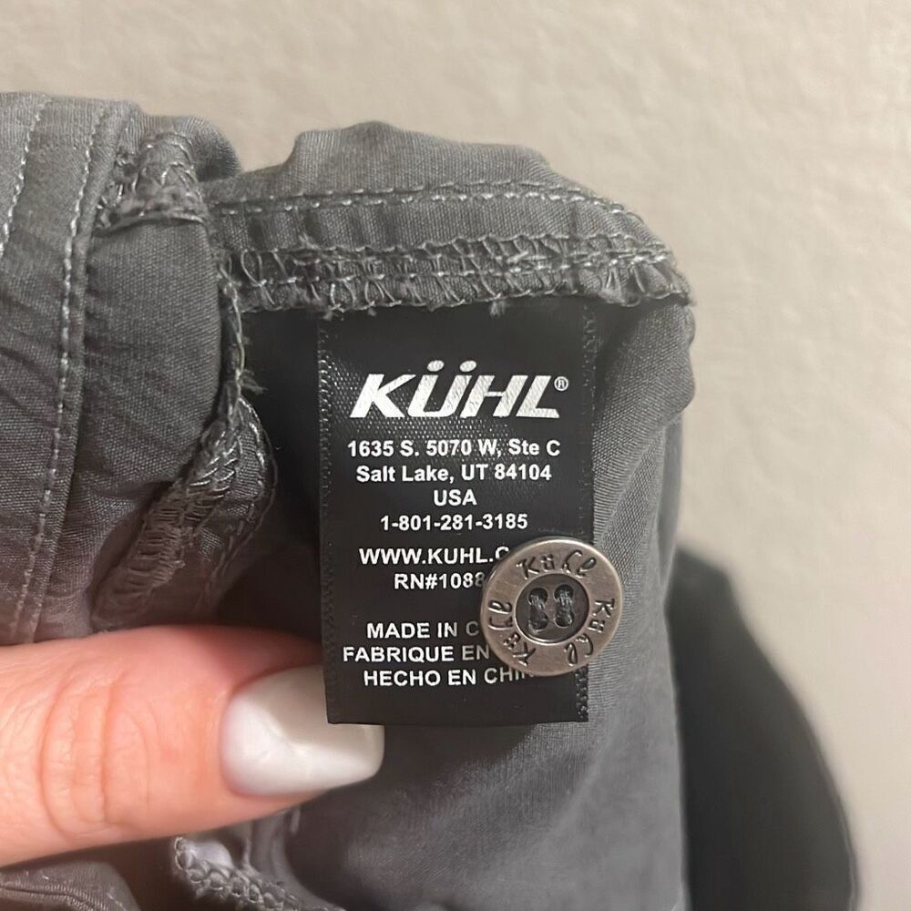 ✨Kuhl Kontra Hiking Outdoor 6” Sz 8 Grey Shorts✨ - Picture 9 of 10
